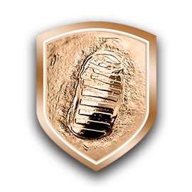 Earned the 前往月球(铜牌) medal and 25 points on 01/05/2024 11:29 下午