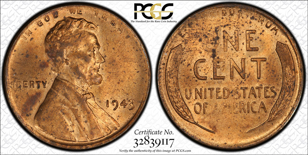 1943 Lincoln Wheat Penny Bronze/Copper Coin Value Prices, Photos & Info