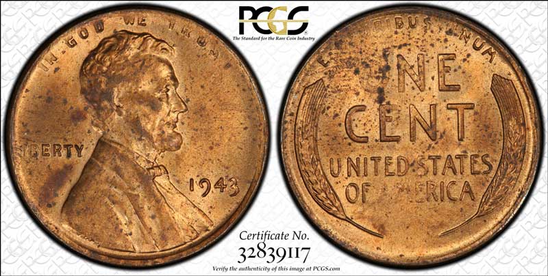 Bronze 1943 Lincoln Cent