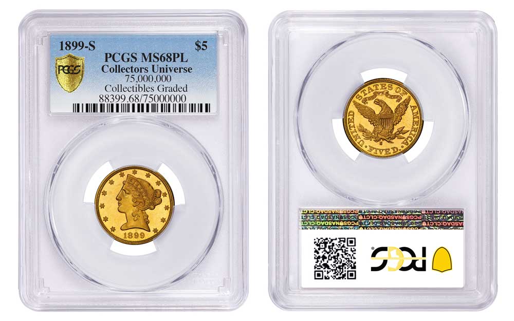 1899-S Liberty Head $5 gold coin