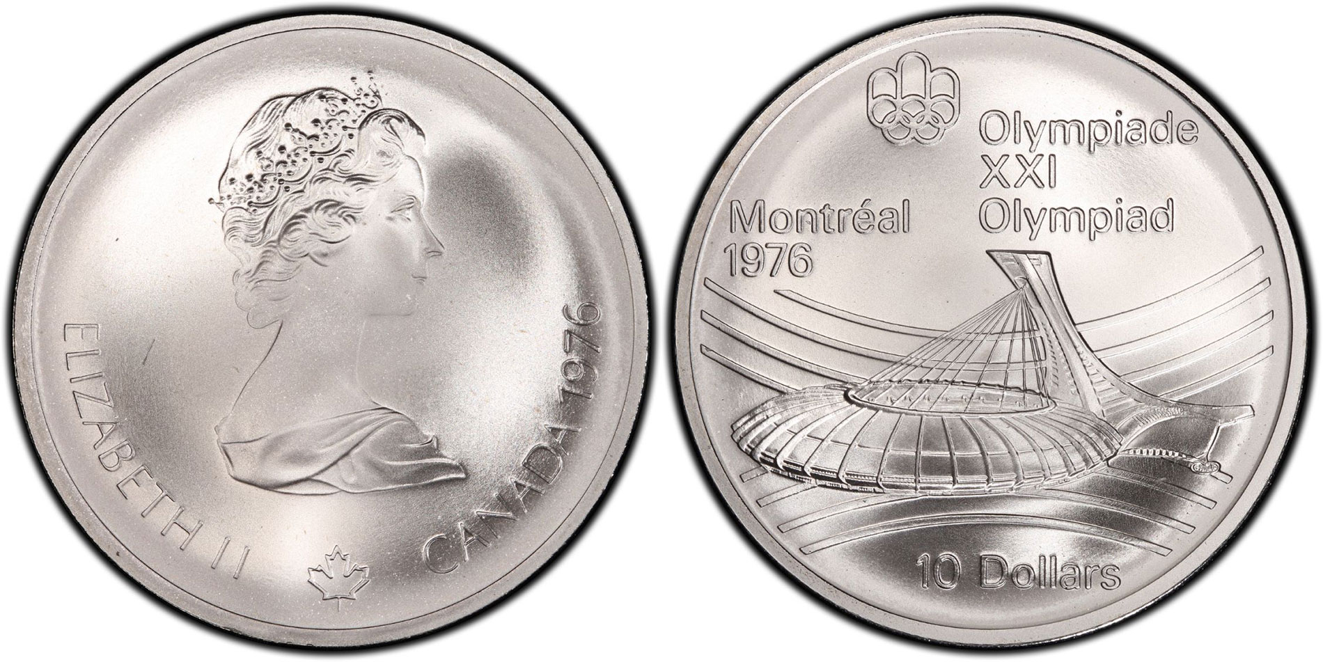 CANADA 1976 OLYMPIC $10 SILVER COIN *No 27** 