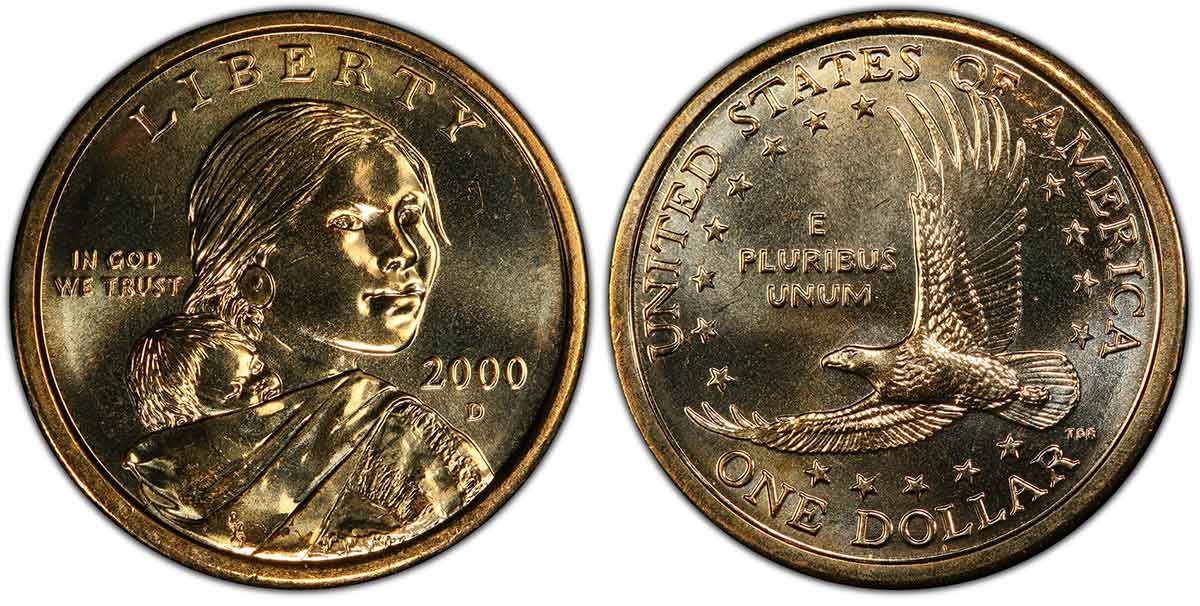 1 Dollar Coin Usa 2000