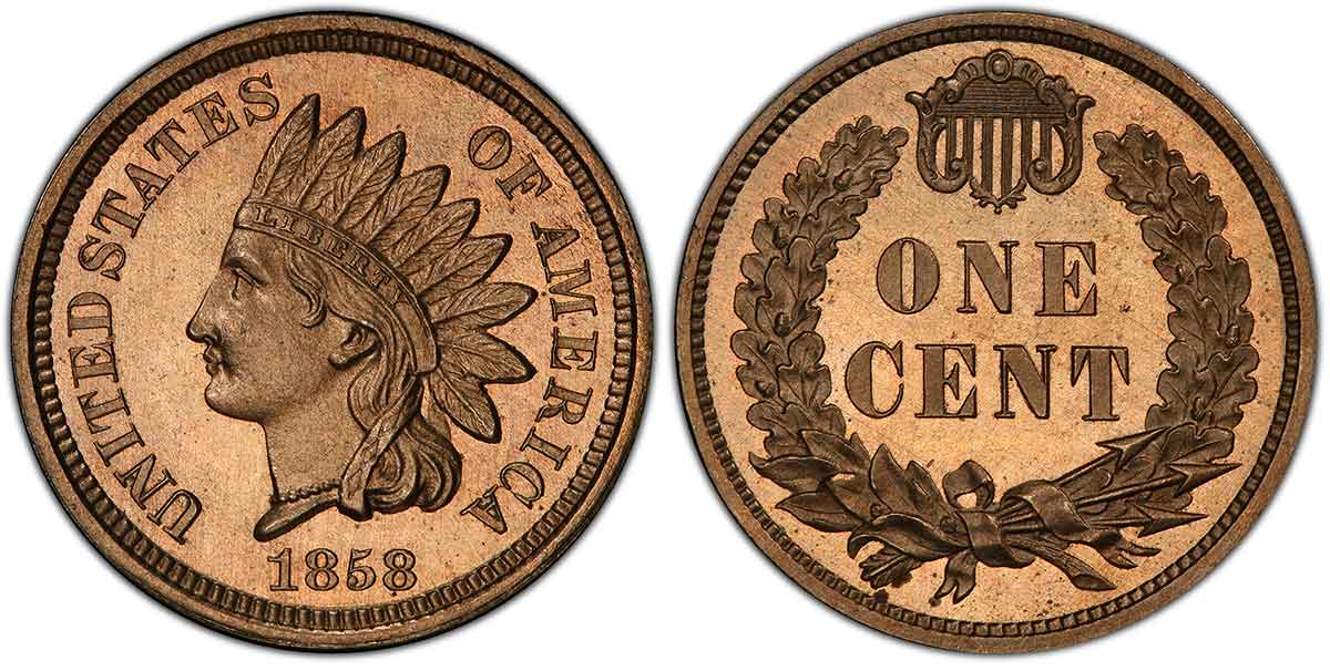 1858 Pattern Cent