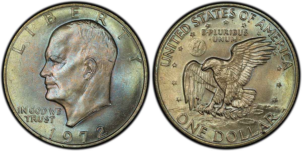 3 Types Of 1972 Eisenhower Dollars