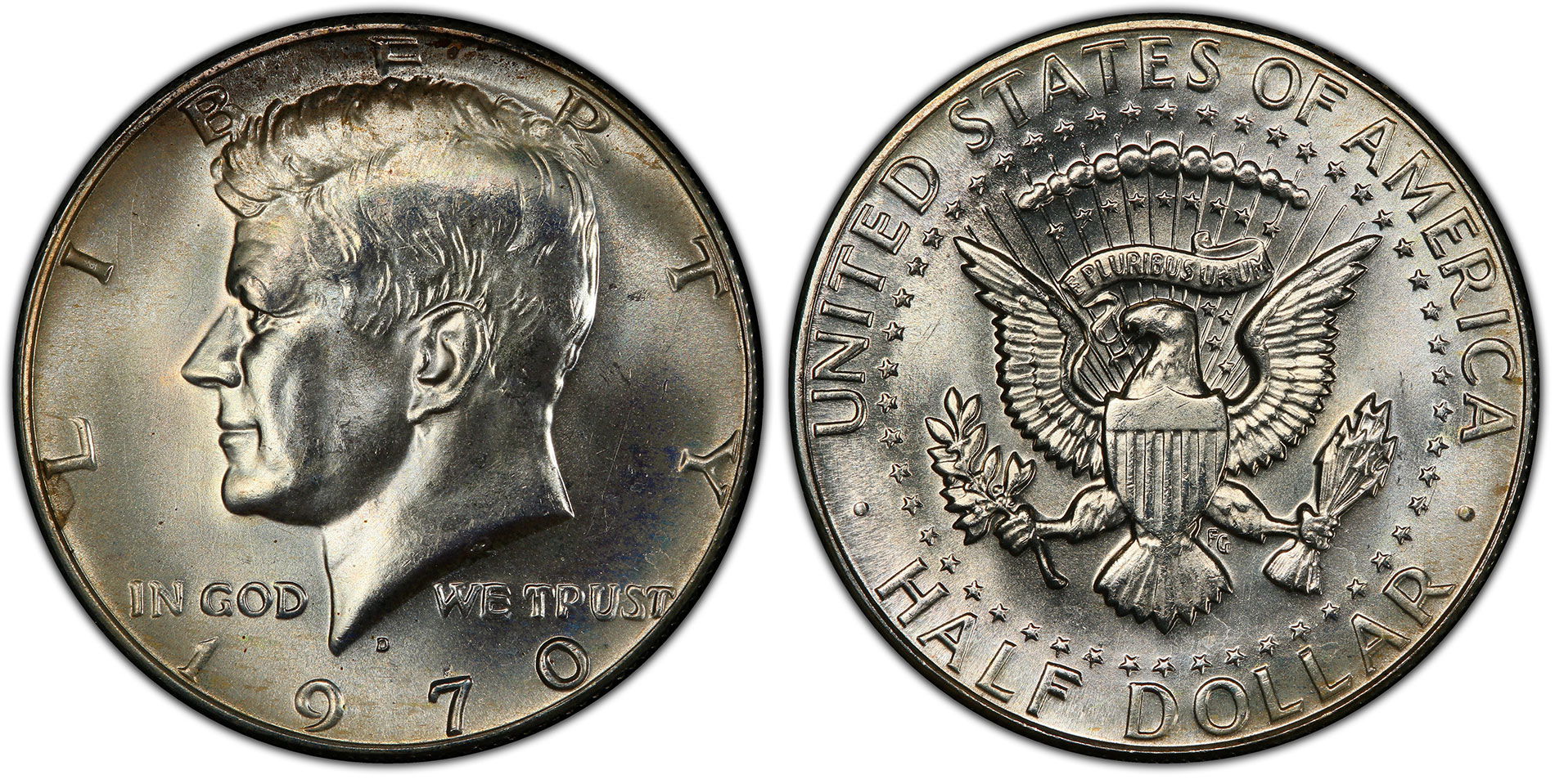 D Kennedy Half Dollar 2 Coin Set Uncirculated 1983 P 