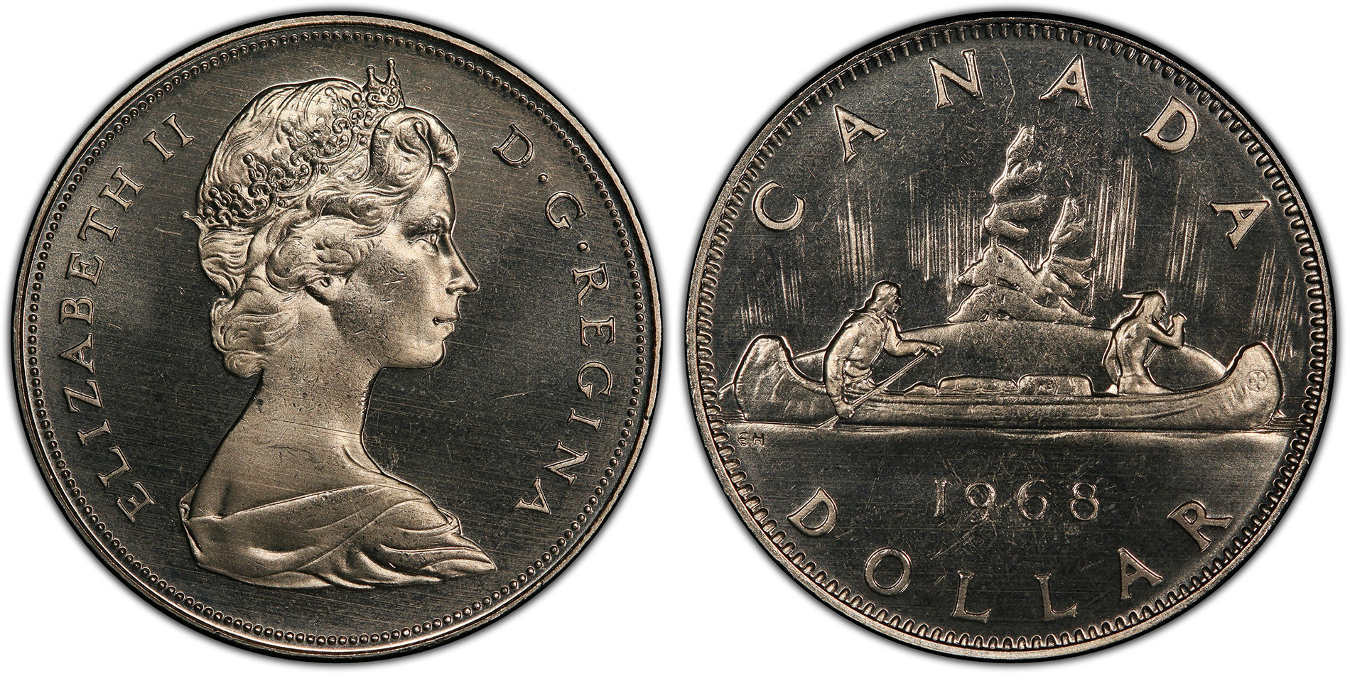 Canada 1968 Proof Like Voyageur Nickel Dollar!!