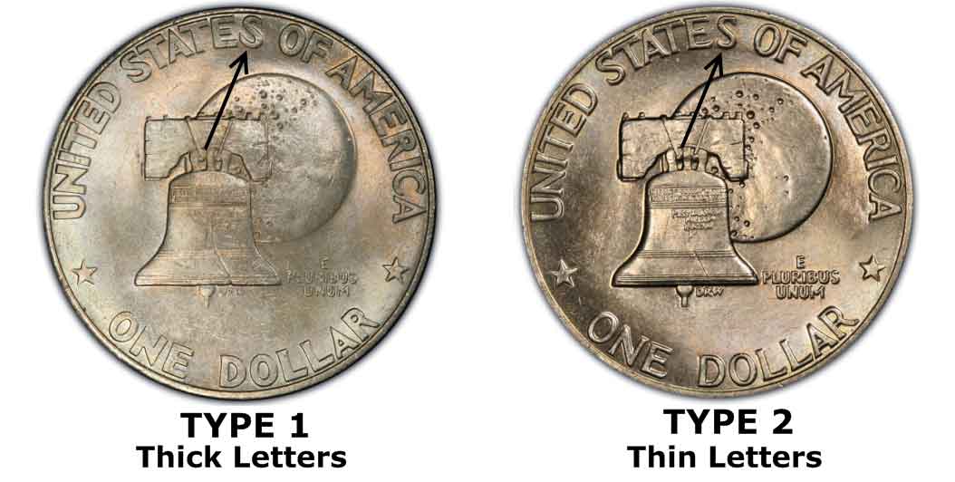 How to Tell Type 1 and Type 2 1776-1976 Bicentennial Dollars Apart