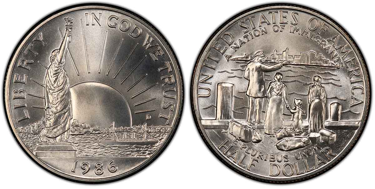 The 1986 Statue of Liberty Centennial Commemorative Coins