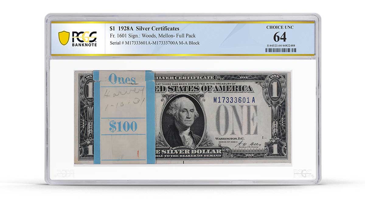 PCGS Launches Pack-Grading and New Small-Size Holders for Banknotes