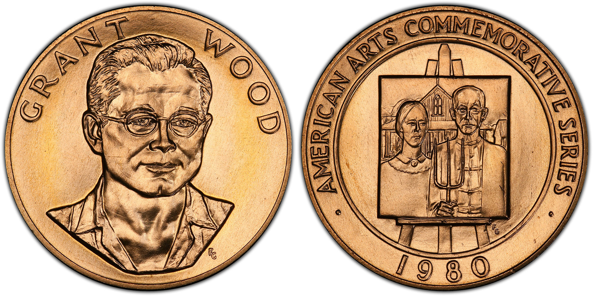 The Grant Wood American Arts Medallion