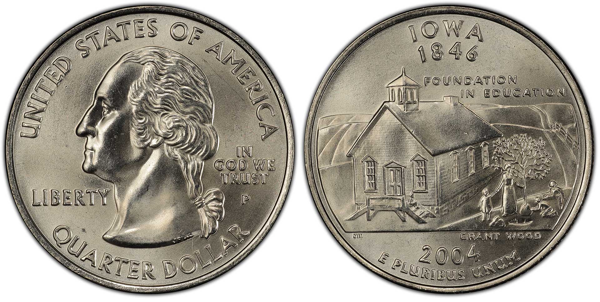 The Iowa Statehood Quarter