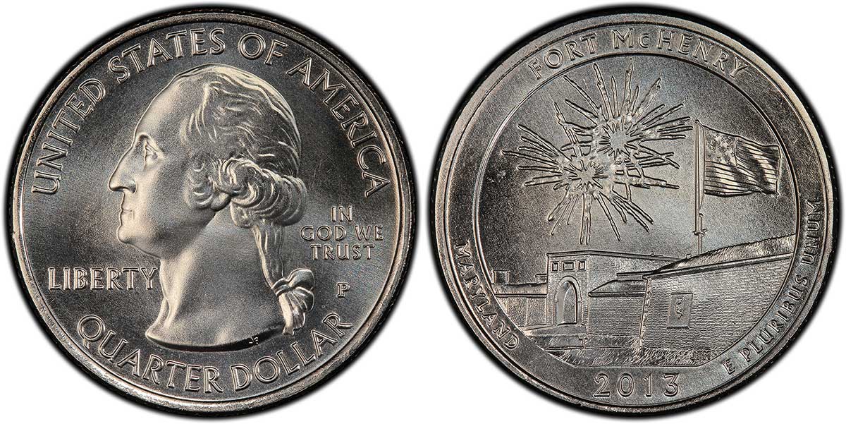 The Fort McHenry Quarter Honors a Baltimore Battlesite Serving as a ...