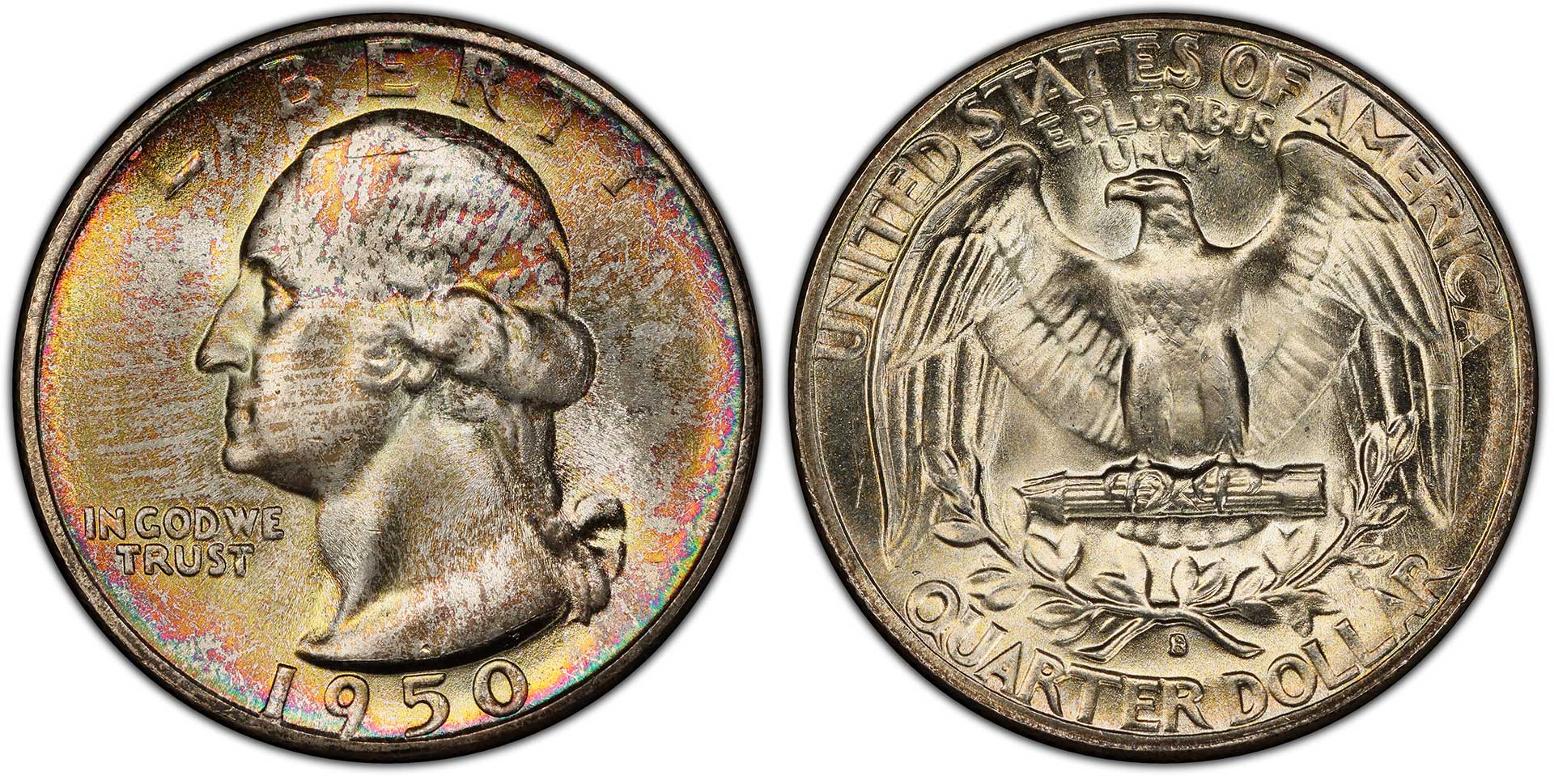 The 1950-D Over S and 1950-S Over D Quarters