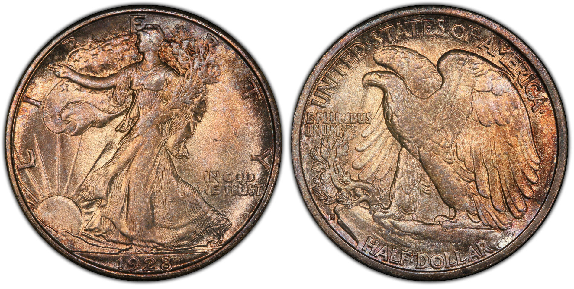 The 1928 S Liberty Walking Half Dollar