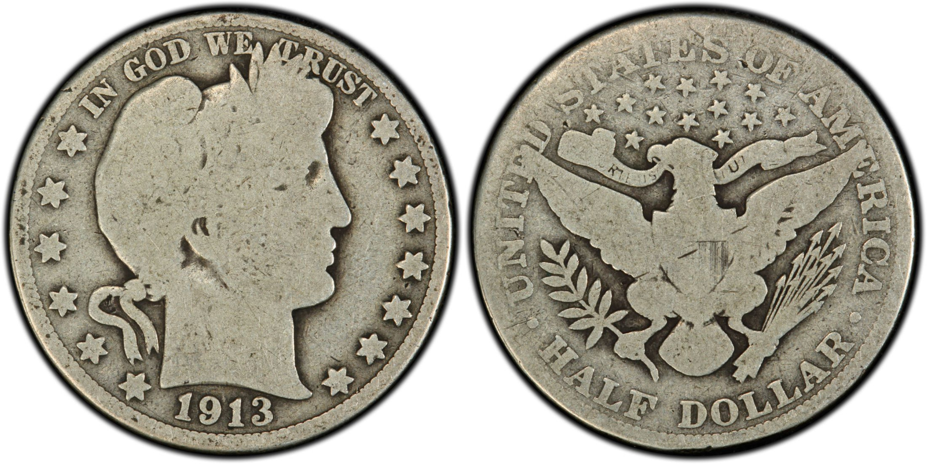 The Scarce Philadelphia Barber Half Dollars of 1913 Through 1915