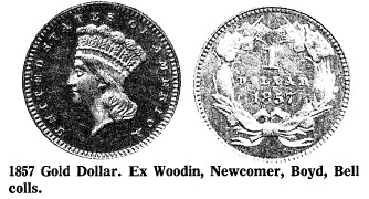 1857 Gold Dollar