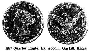 1857 Quarter Eagle