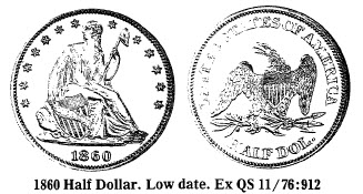 1860 Half Dollar