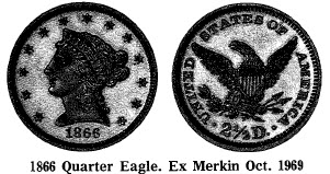 1866 Quarter Eagle