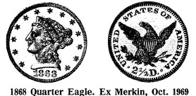 1868 Quarter Eagle