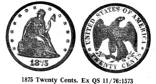 1875 Twenty Cents