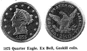1875 Quarter Eagle