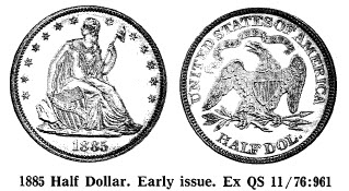 1885 Half Dollar