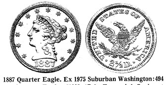 1887 Quarter Eagle