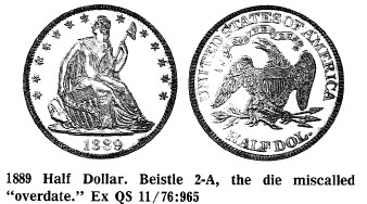 1889 Half Dollar