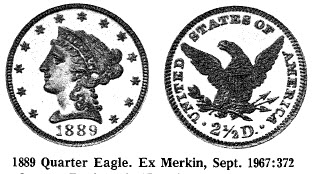 1889 Quarter Eagle