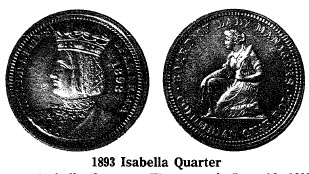 1893 Isabella Quarter