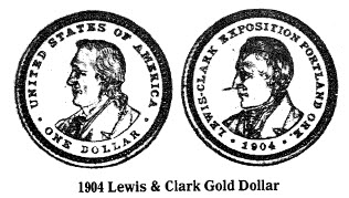 1904 Lewis & Clark Gold Dollar