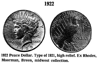 1922 Peace Dollar