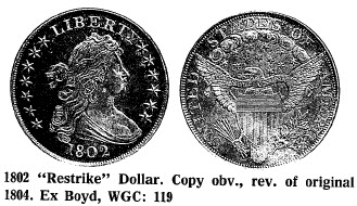 1802 Restrike Dollar