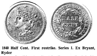 1840 Half Cent