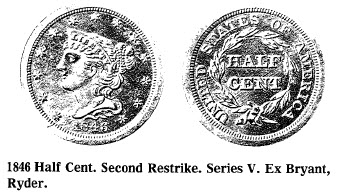 1846 Half Cent