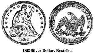 1853 Silver Dollar