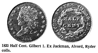 1835 Half Cent