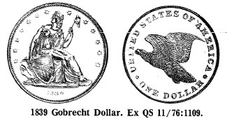1839 Gobrecht Dollar