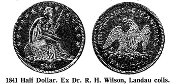 1841 Half Dollar