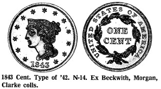 1843 Cent.