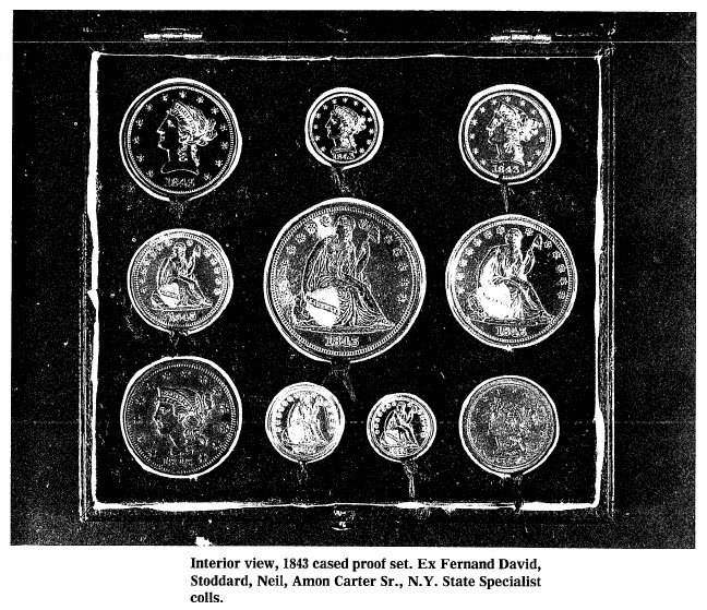 1843 cased proof set