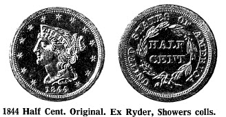 1844 Half Cent