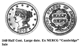 1849 Half Cent