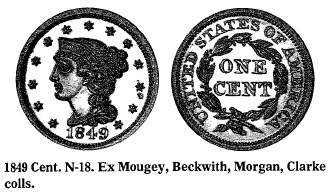 1849 Cent