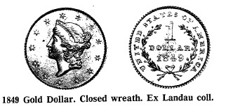 1849 Gold Dollar