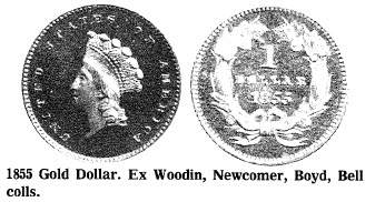 1855 Gold Dollar
