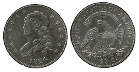 The Early Quarter Dollars of the United States, Quarter Dollars Of 1824