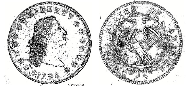 Regular 1794 Silver Dollar