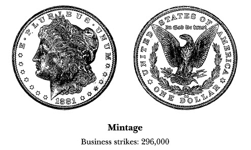 1881-CC Morgan Dollar